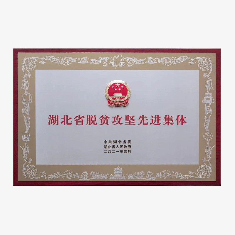 湖北省脫貧攻堅先進集體